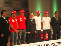 【ブリヂストンF1】日本GP直前会見…チームメイトの動きと空模様 画像