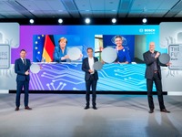 ボッシュ、独ドレスデン半導体工場をオープン…メルケル首相やNVIDIAのフアンCEOも祝辞 画像