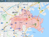 スマホを振るだけでタクシーが呼べる、横浜地区での提供エリア拡大…kmタクシー 画像