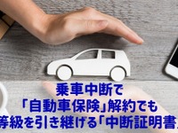 ［自動車保険］一時、車に乗らなくなっても解約しないで…等級を引き継げる 画像