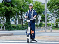 セコム×トヨタ、『歩行領域EV』を活用した巡回警備の公道実証運用を開始 画像