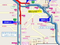 首都高、5号池袋線全面開通…タンクローリー火災事故 画像