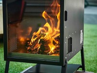 キャンピングカーと一緒にレンタル、焚き火と料理が楽しめる「タキビクッカー」 画像