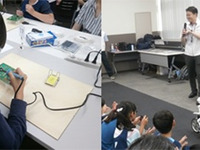 電子工作教室「ぶつからない車型ロボットを作ろう!」 村田製作所 画像