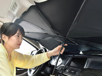 折りたたみ傘みたいなサンシェード登場…設置はカンタン、収納はコンパクト 画像