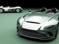 アストンマーティン V12スピードスター に伝説の「DBR1」…グッドウッド2021で実車発表へ 画像