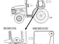 【リコール】ヤンマー 農機農耕トラクタなど10車種…窓ガラス 画像
