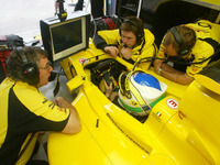 【ホンダF1ストーキング】ジョーダンのスタッフ、束の間の休息 画像