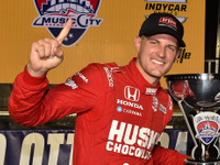【INDYCAR 第11戦】初開催ナッシュビルの乱戦を制したのはマーカス・エリクソン…琢磨は多重事故遭遇で戦線離脱 画像