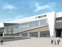 北陸新幹線 越前たけふ駅 も姿を現す…金沢以西で唯一の新幹線単独駅　8月20日 画像