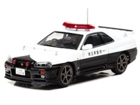 往年の国内最強パトカー、GT-R R34 埼玉県警仕様を1/43スケールで再現 画像