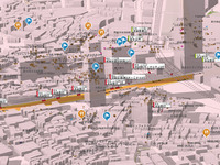 首都圏26万便以上のバス走行位置をリアルタイム表示、デジタルサイネージ向け新サービス 画像