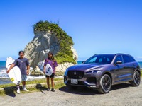 自然と共に過ごす英国文化が生きるジャガー『F-PACE』。プロサーファー視点から見えた魅力とは？ 画像