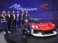 ポルシェ『ミッションR』、1088馬力の未来のEVレーサー…IAAモビリティ2021 画像