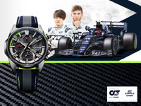 F1マシン同様の6Kカーボン採用、高機能ウォッチ「エディフィス」にアルファタウリ・モデル 画像