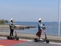 三浦海岸エリア周遊、電動キックボードシェアを開始　京急 画像
