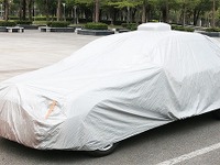 ワンプッシュで展開・収納、自動車カバー発売…ソーラー充電対応 画像