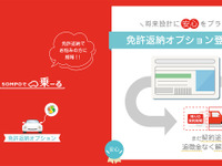 クルマ定額サービス「SOMPOで乗ーる」、中途解約可能な免許返納オプション登場 画像