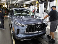 インフィニティ『QX60』新型、生産開始…日産の米工場で 画像