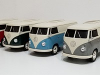 VWワーゲンバス型ティッシュケース、新色ツートーングレー発売［写真9点］ 画像