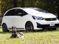 わんこにも人にも優しいHonda フィット e: HEV Modulo Xでドライブ…新作愛犬用アクセサリーもチェック 画像