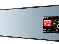 ユピテル、2.4インチ液晶内蔵のミラータイプGPS＆レーダー探知機を発表 画像