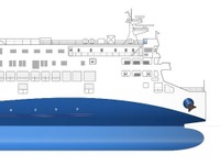 神戸-高松 ジャンボフェリー新造船、船体デザインを発表　2022年9月竣工 画像