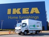 ラストマイルをゼロエミッション化する…イケア・ジャパンが eキャンター を導入 画像