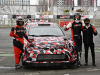 トヨタがWRCで戦うGR YARIS Rally1 を公開、豊田社長デモラン 画像