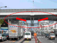 阪神高速松原線・喜連瓜破-三宅JCT、約3年間通行止…橋梁架替え　2022年6月頃より 画像