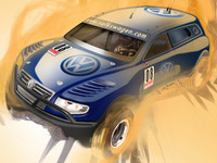 【ロサンゼルスモーターショー08】VWトゥアレグ…世界一過酷なレースに参戦 画像