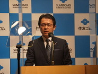 住友ゴム社長「独自のタイヤセンシング技術でCASE、MaaSに貢献」---年末会見 画像