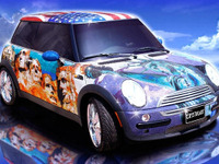 MINI アートカー…100万個のスワロフスキークリスタル 画像