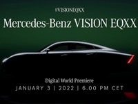 メルセデスベンツ、次世代EV『ヴィジョンEQXX』発表へ…CES 2022 画像