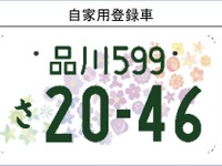 新しい図柄入りナンバープレート、4月半ばから交付 画像