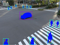 交差点での人の倒れ込みや獣の侵入を検知　NECが実証実験を実施 画像