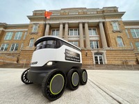 グッドイヤー、配達ロボット車両向けにエアレスタイヤを開発 画像