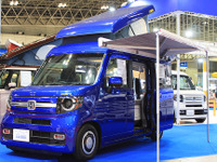 ホワイトハウス軽キャン N-VANコンポ、普段使いもOKな絶妙ポジション…ジャパンキャンピングカーショー2022 画像
