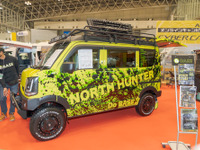 ワイルド軽キャン『NORTH HUNTER』、こだわりが強すぎる！…ジャパンキャンピングカーショー2022 画像