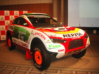 【ダカール09】三菱が参戦発表会…全てが新しい 画像