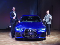 【BMW i4】初の4ドアプレミアムミドルクラスクーペEV…Mモデルも投入 画像