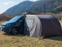 プジョー リフターをもっと楽しく、純正カーサイドタープ大幅改良版が登場 画像