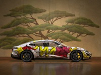 ポルシェ タイカン アートカー、展示イベントを開催 3月5日より各地で 画像