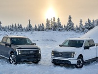 フォード初のEVピックアップトラック、マイナス30度でテスト…今春から米国納車へ 画像
