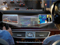 メルセデスベンツ Sクラス…デュアルディスプレイ採用 画像