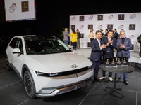 ヒョンデ『アイオニック5』、2022ワールドカーオブザイヤー受賞…ニューヨークモーターショー2022 画像