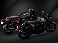 ロイヤルエンフィールド120周年、650ツインシリーズに漆黒の限定モデル登場 画像