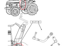 【リコール】井関農機 農耕トラクタ 5車種の変速ロッド 画像
