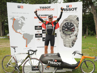 南北アメリカ大陸を自転車で走破---新記録 画像