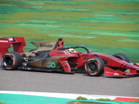 スーパーフォーミュラ、カーボンニュートラル実現に向け開発テストを実施 画像